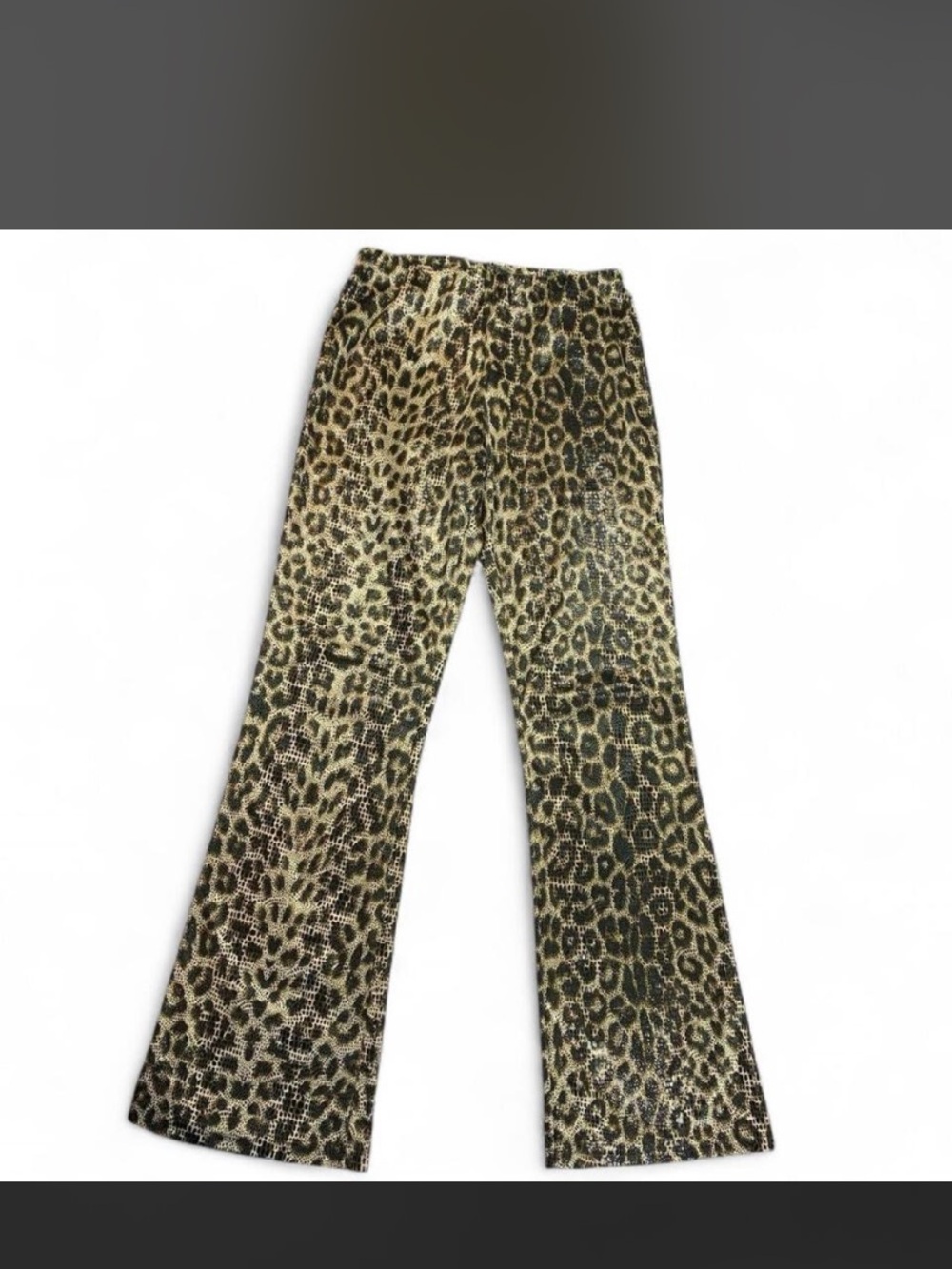 Vintage Seduction Leopard Print Snake Skin Pants Made In USA Club Y2K Indie